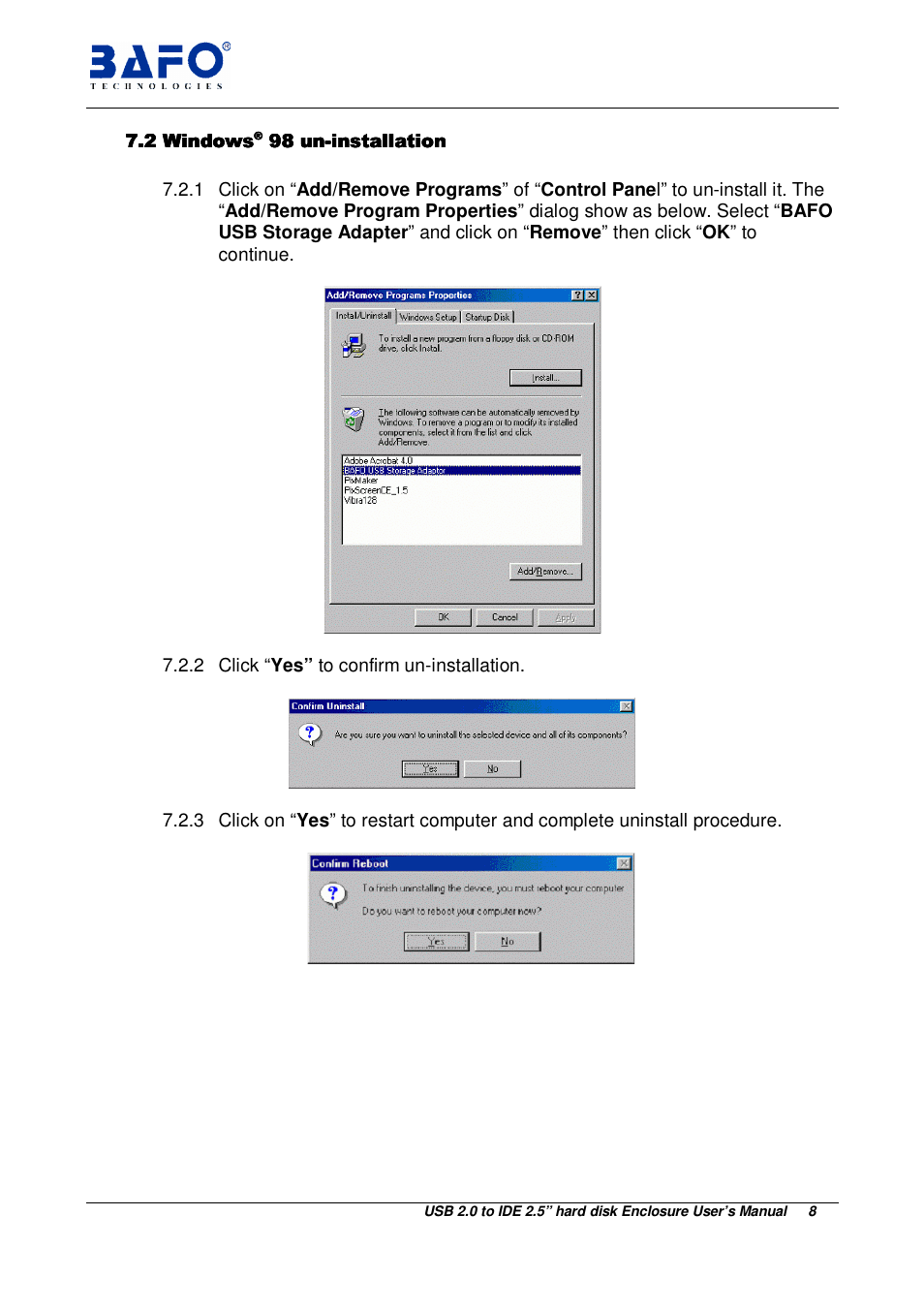 BAFO BF-2043 User Manual | Page 9 / 19