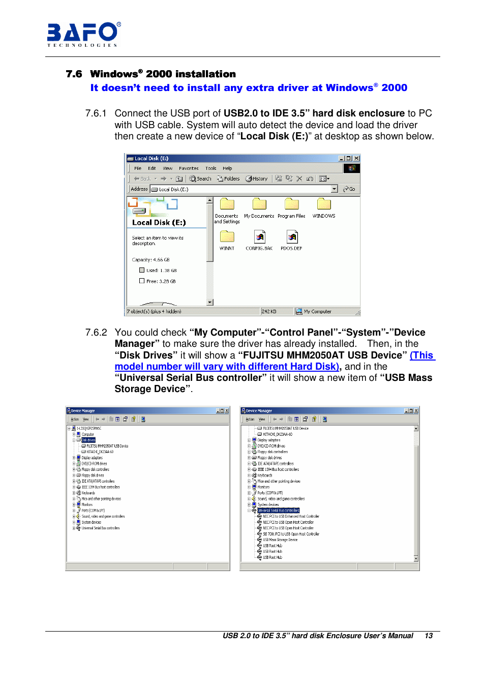 BAFO BF-2003 User Manual | Page 14 / 20