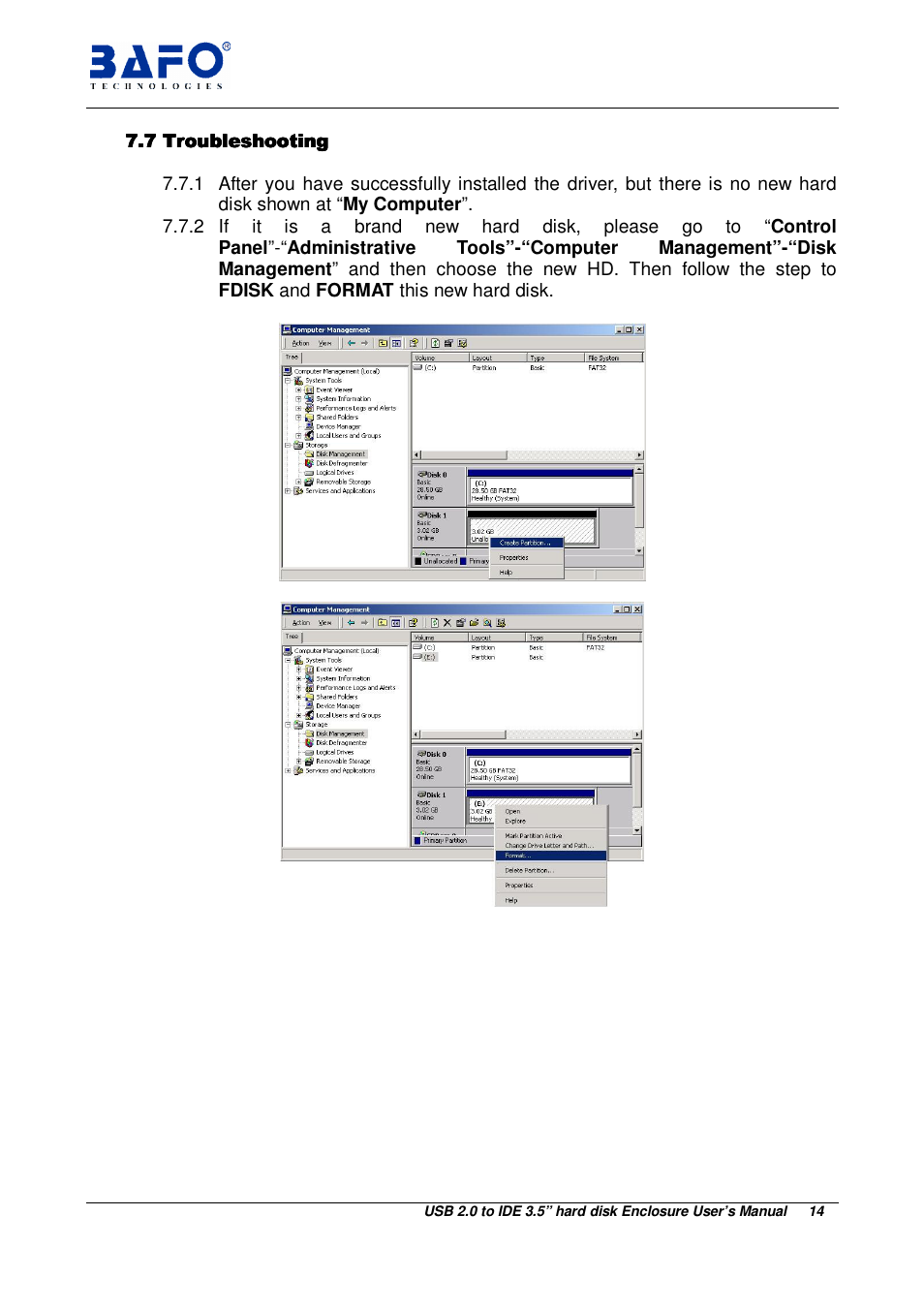 BAFO BF-2003 User Manual | Page 15 / 20