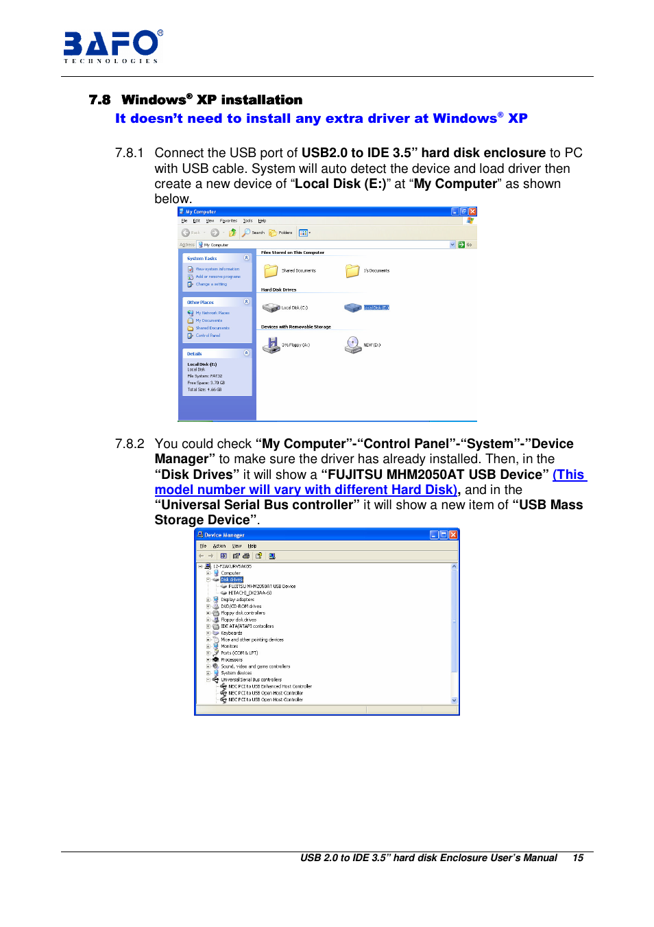 BAFO BF-2003 User Manual | Page 16 / 20