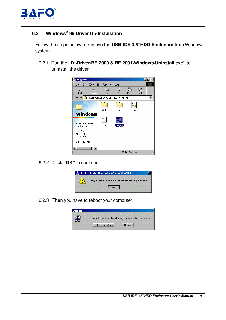 BAFO BF-2001 User Manual | Page 10 / 32