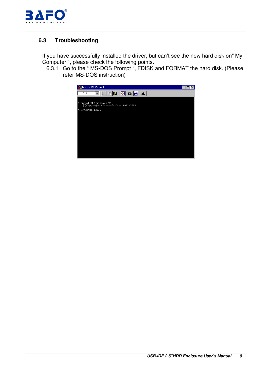 BAFO BF-2000 User Manual | Page 10 / 31