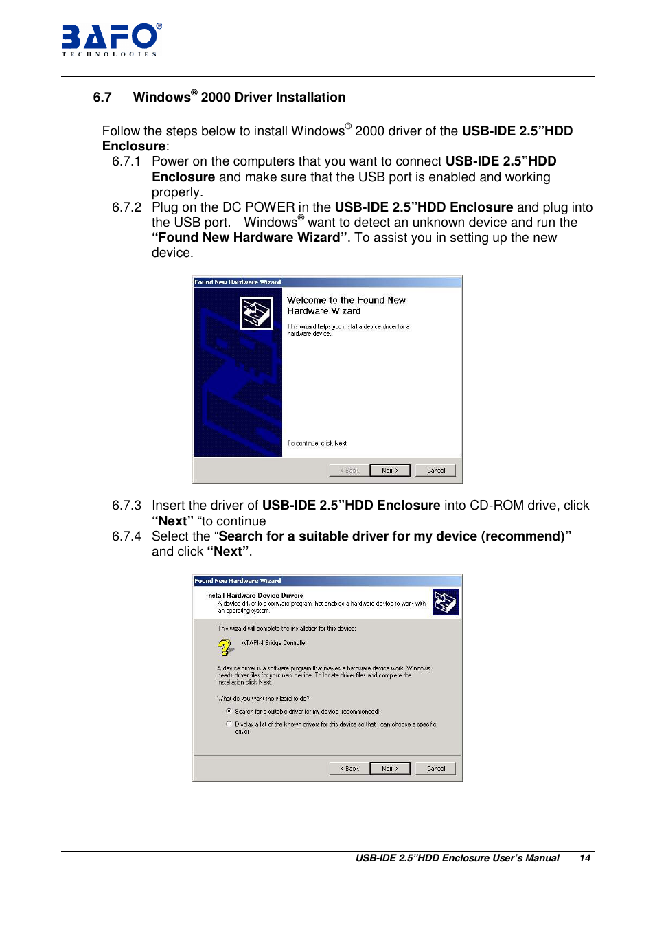 BAFO BF-2000 User Manual | Page 15 / 31