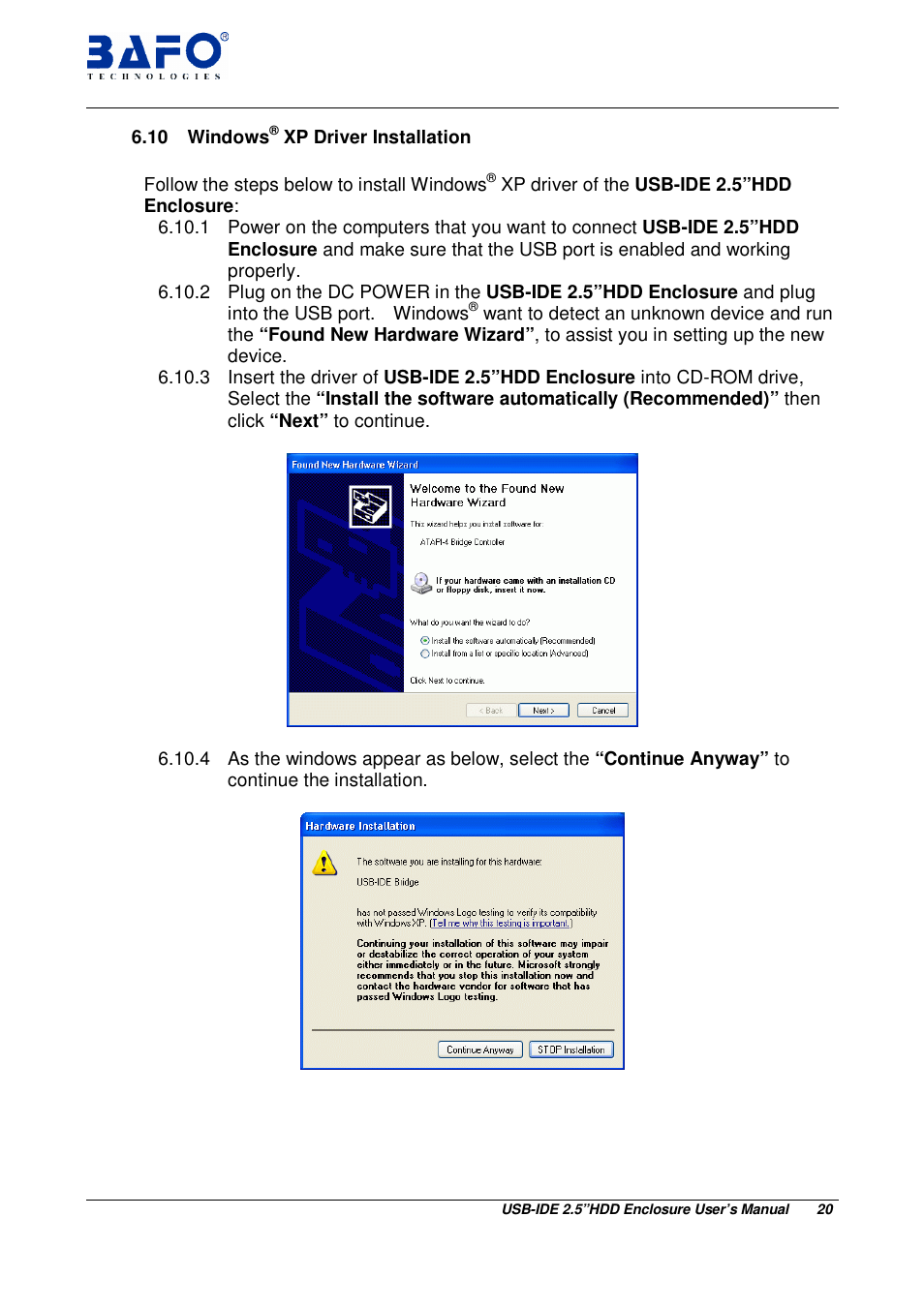 BAFO BF-2000 User Manual | Page 21 / 31