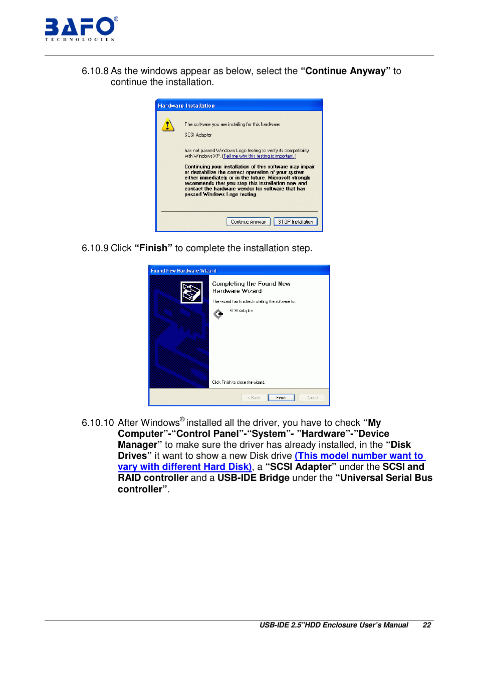 BAFO BF-2000 User Manual | Page 23 / 31