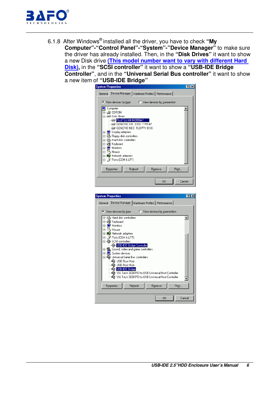 BAFO BF-2000 User Manual | Page 7 / 31