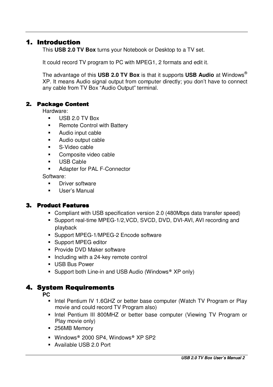 BAFO BF-1100 User Manual | Page 3 / 28