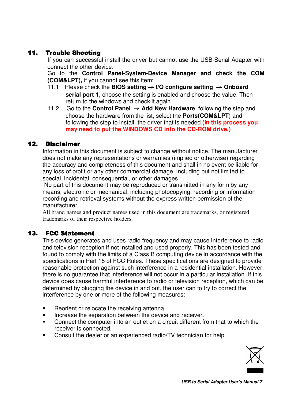 BAFO BF-812 User Manual | Page 7 / 7