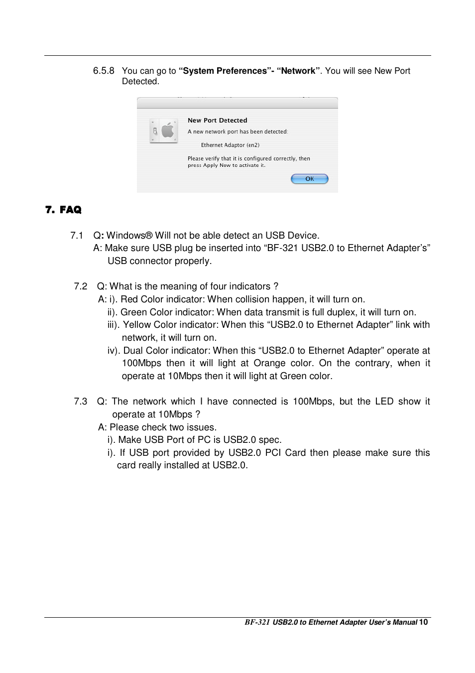 BAFO BF-321 User Manual | Page 10 / 12