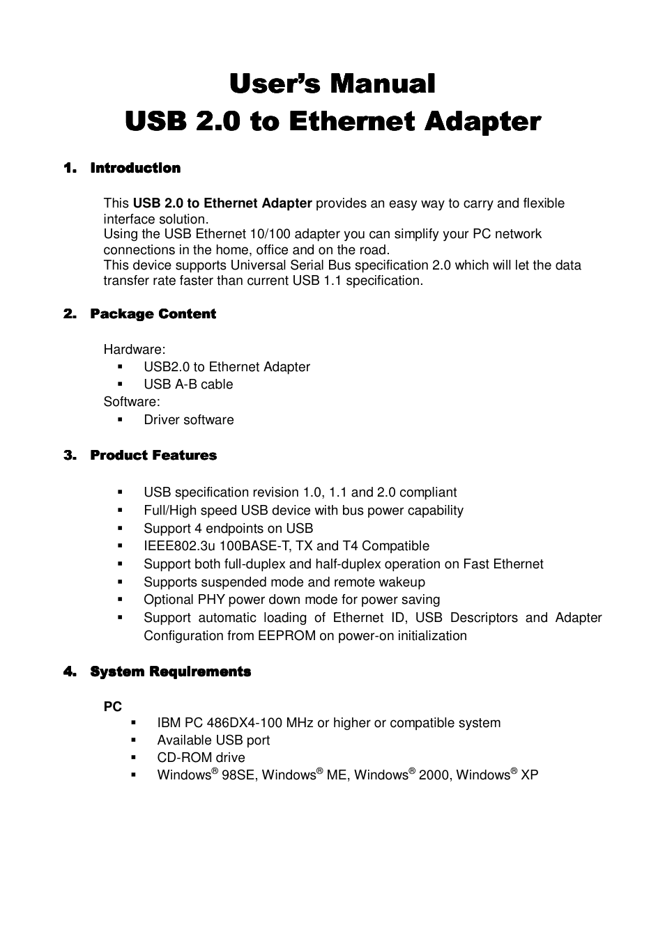 BAFO BF-320 User Manual | 10 pages