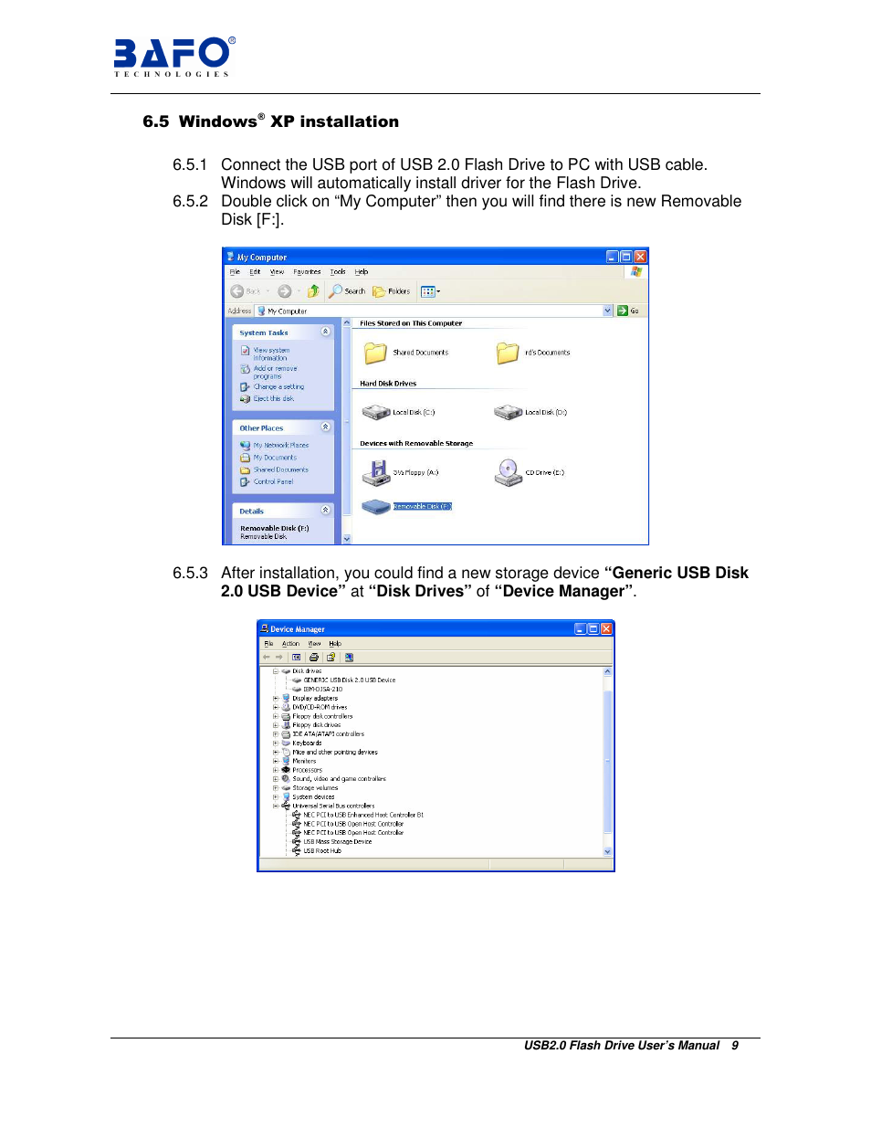 BAFO BF-25XX User Manual | Page 10 / 13