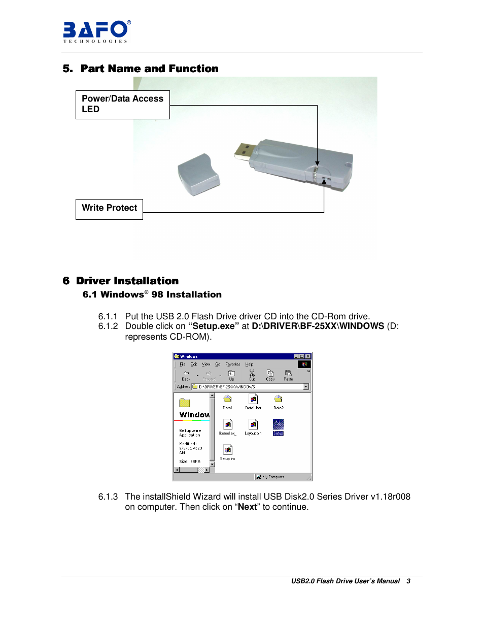 BAFO BF-25XX User Manual | Page 4 / 13