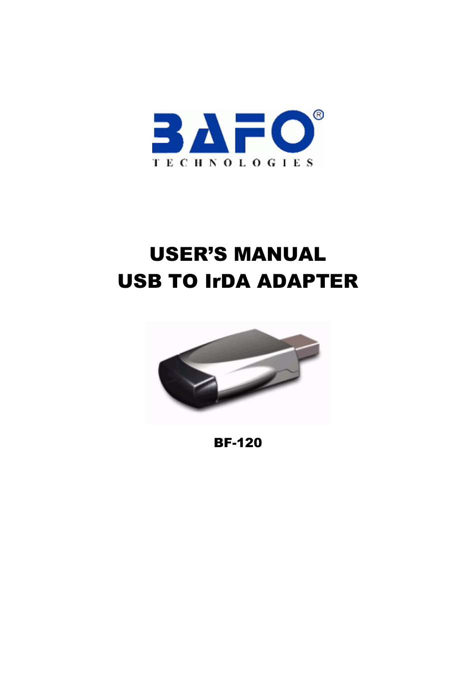 BAFO BF-120 User Manual | 15 pages