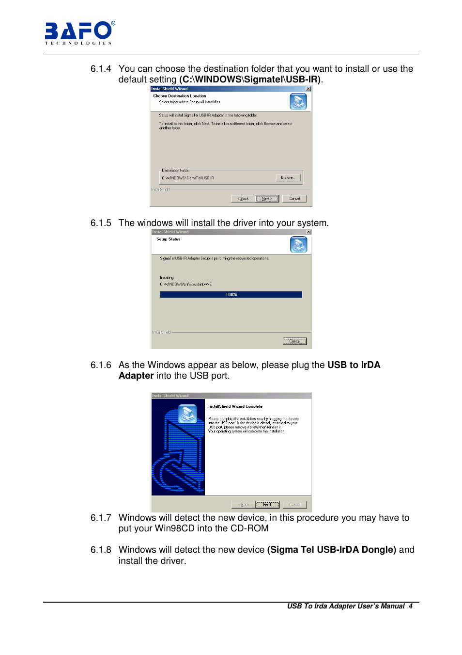 BAFO BF-120 User Manual | Page 5 / 15