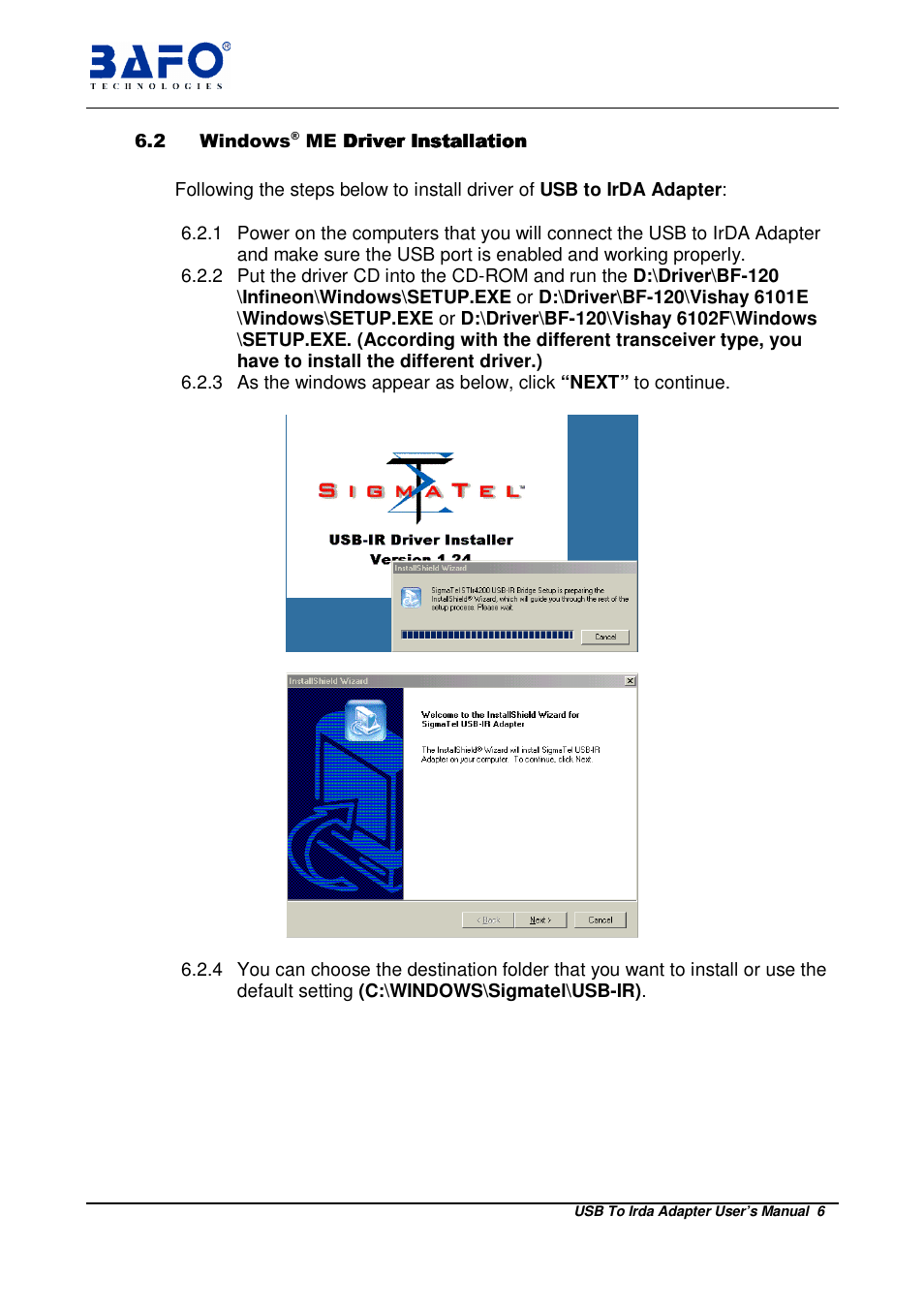 BAFO BF-120 User Manual | Page 7 / 15