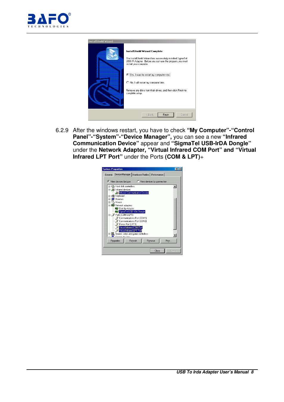 BAFO BF-120 User Manual | Page 9 / 15