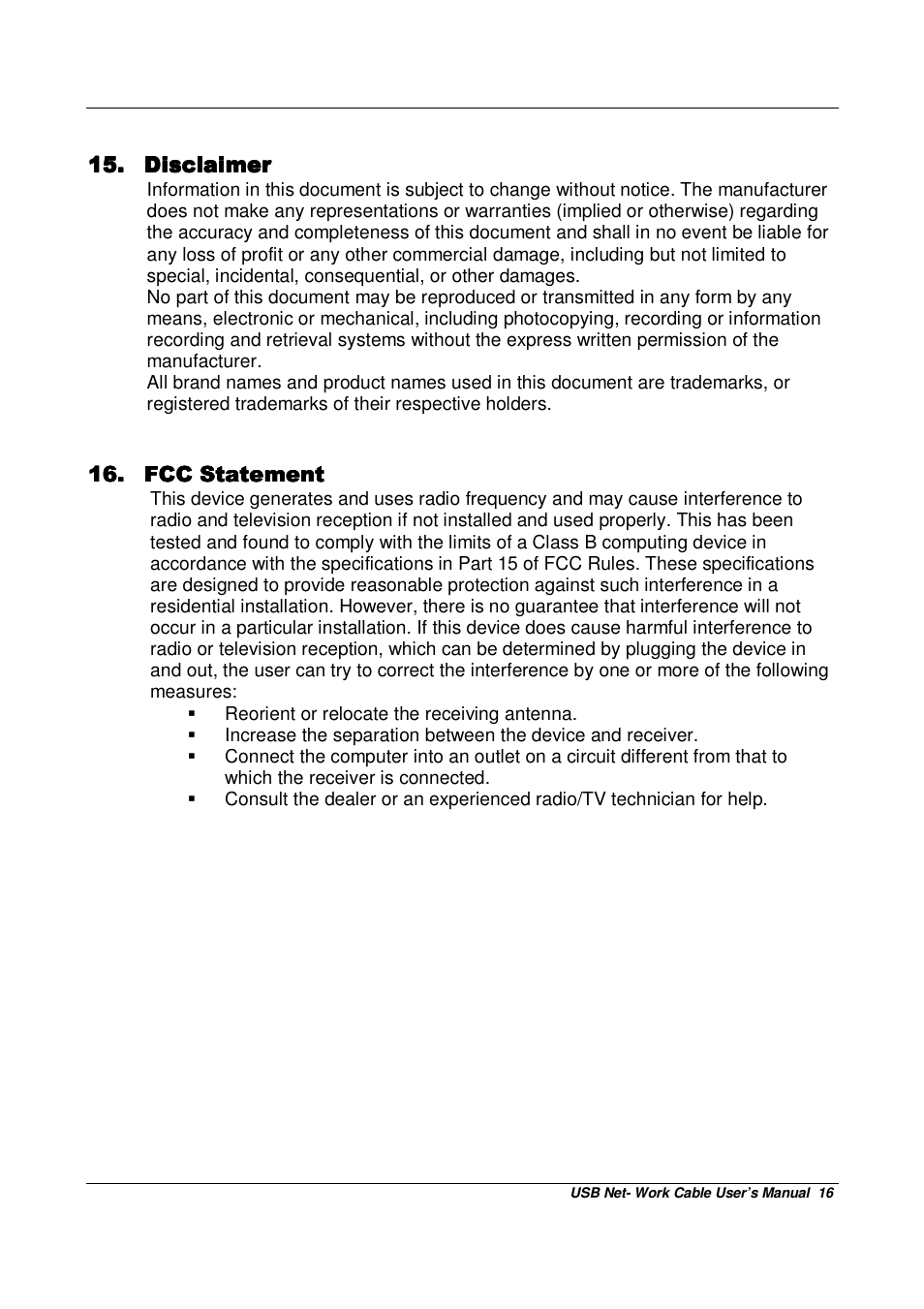 BAFO BF-110N User Manual | Page 16 / 16