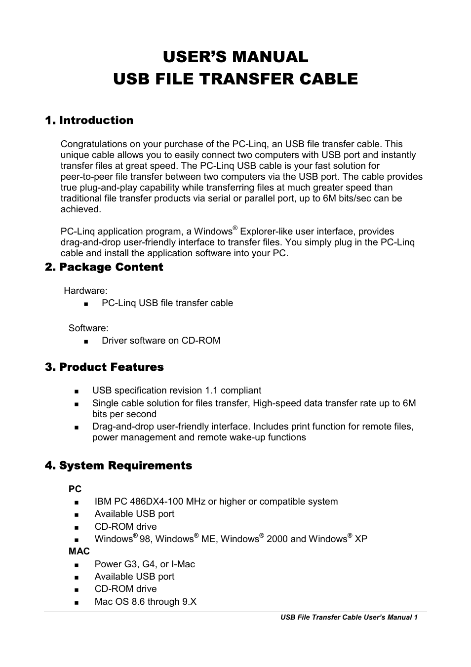 BAFO BF-100C User Manual | 20 pages