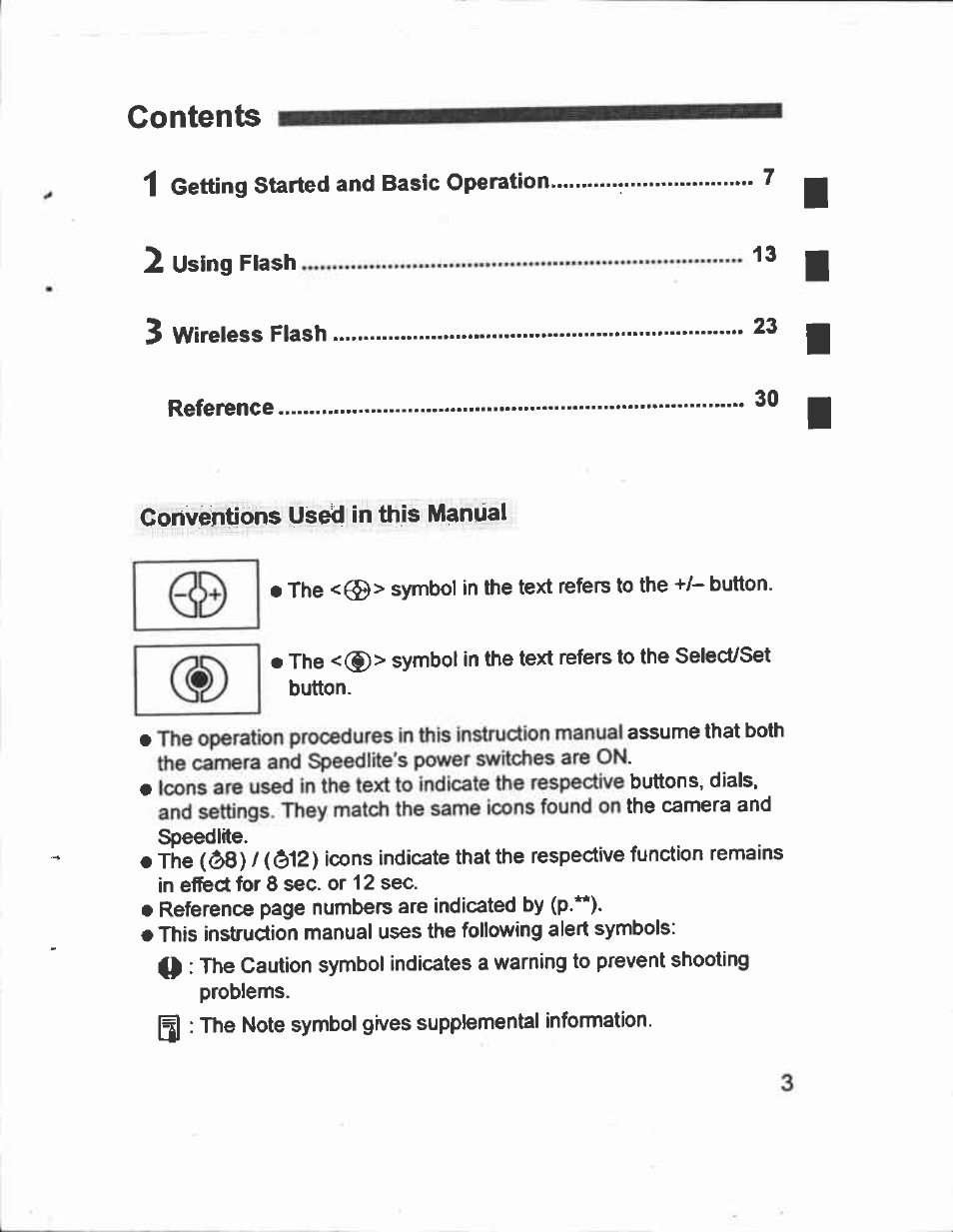 Contents 1 | Canon Speedlite 430EX User Manual | Page 3 / 40