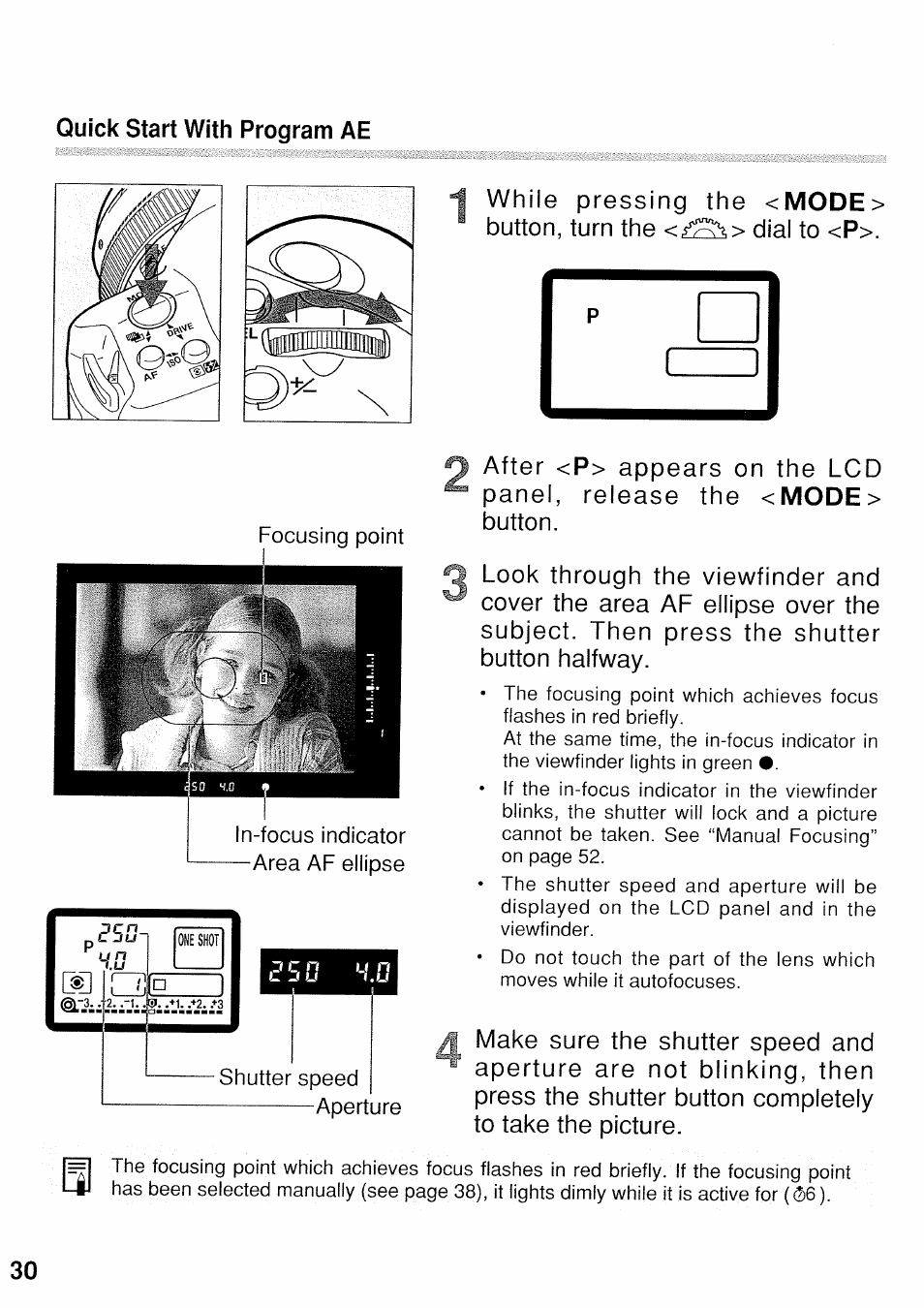 M o d e | Canon EOS 3 User Manual | Page 30 / 37