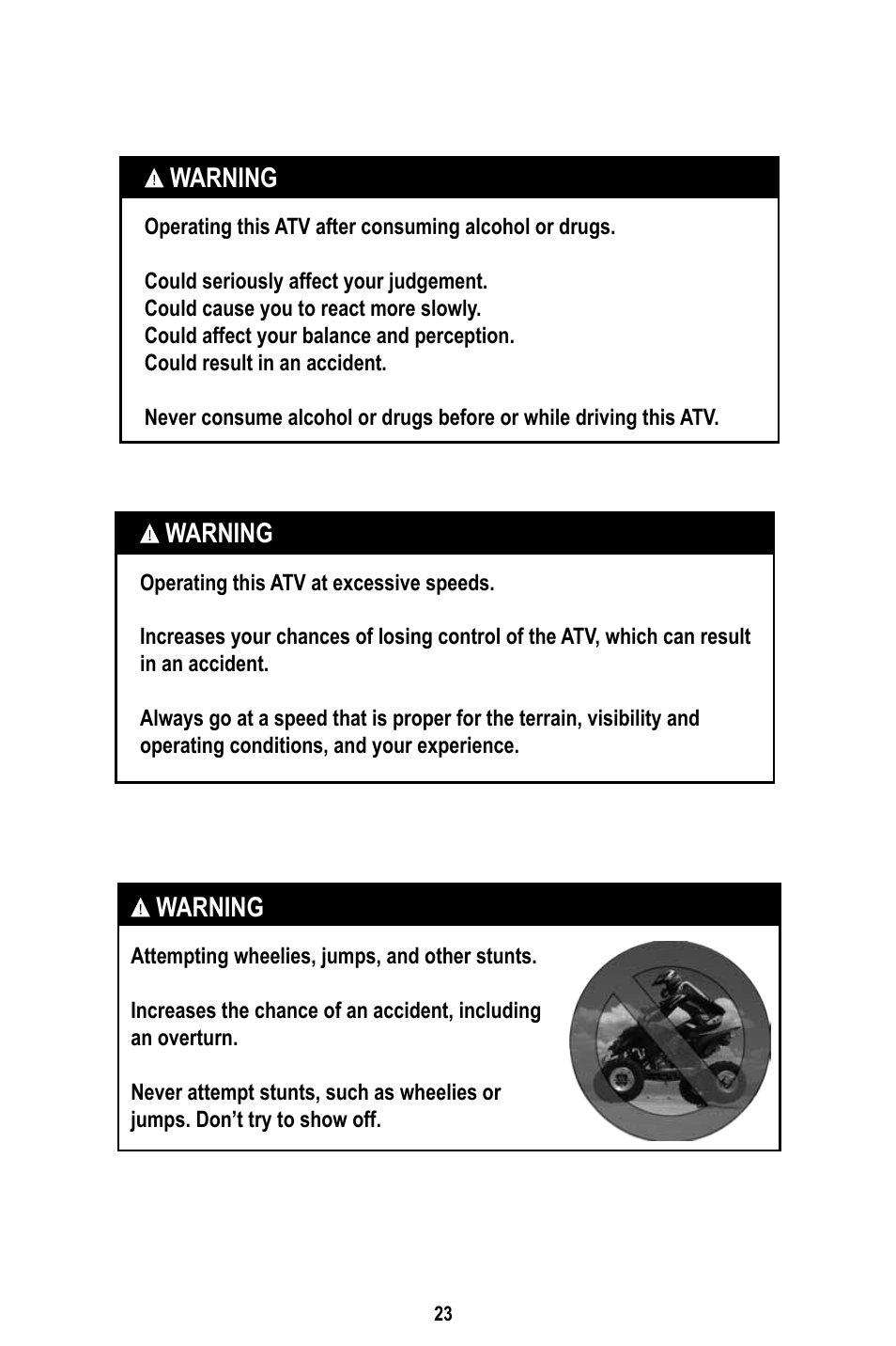 Baja Motorsports WD400-U Operator's Manual User Manual | Page 27 / 89