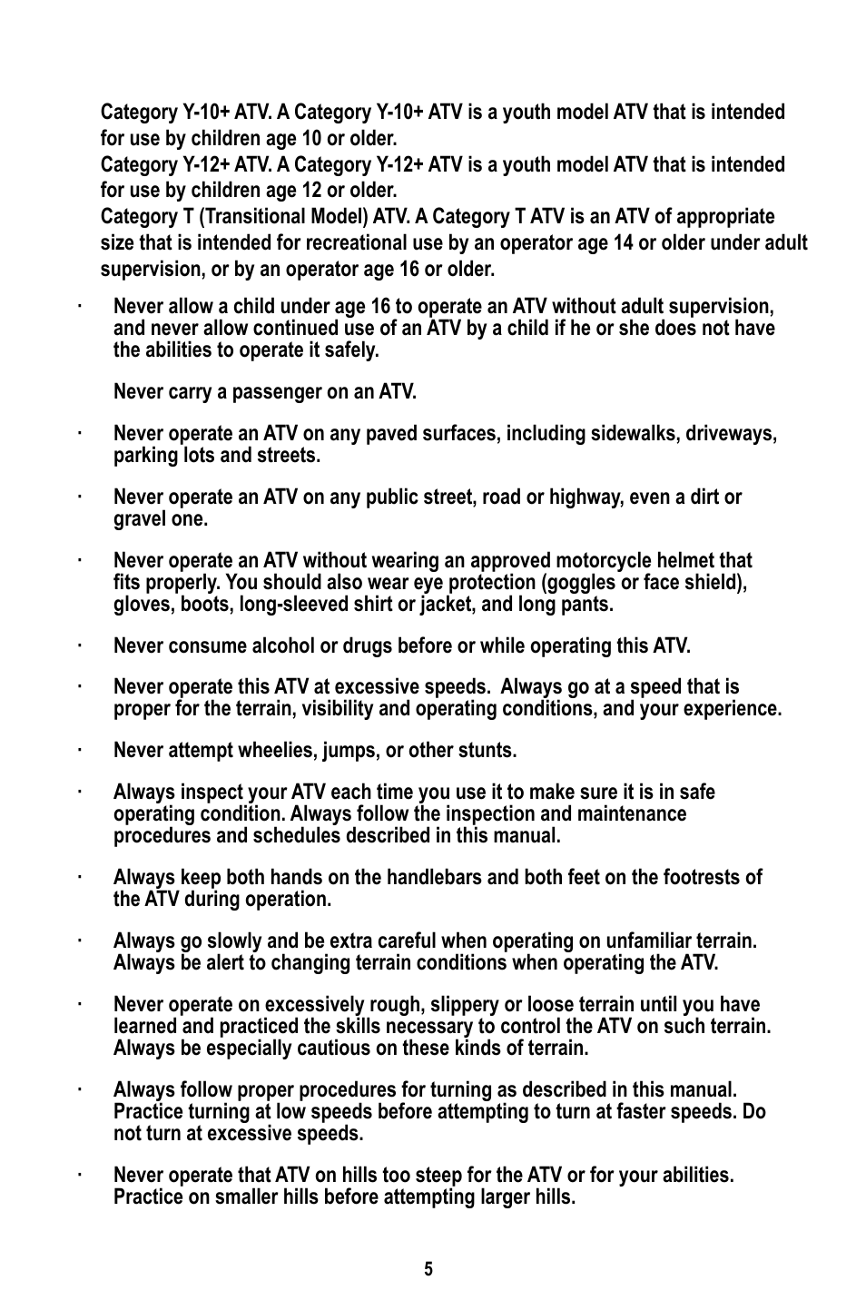 Baja Motorsports WD400-U Operator's Manual User Manual | Page 9 / 89