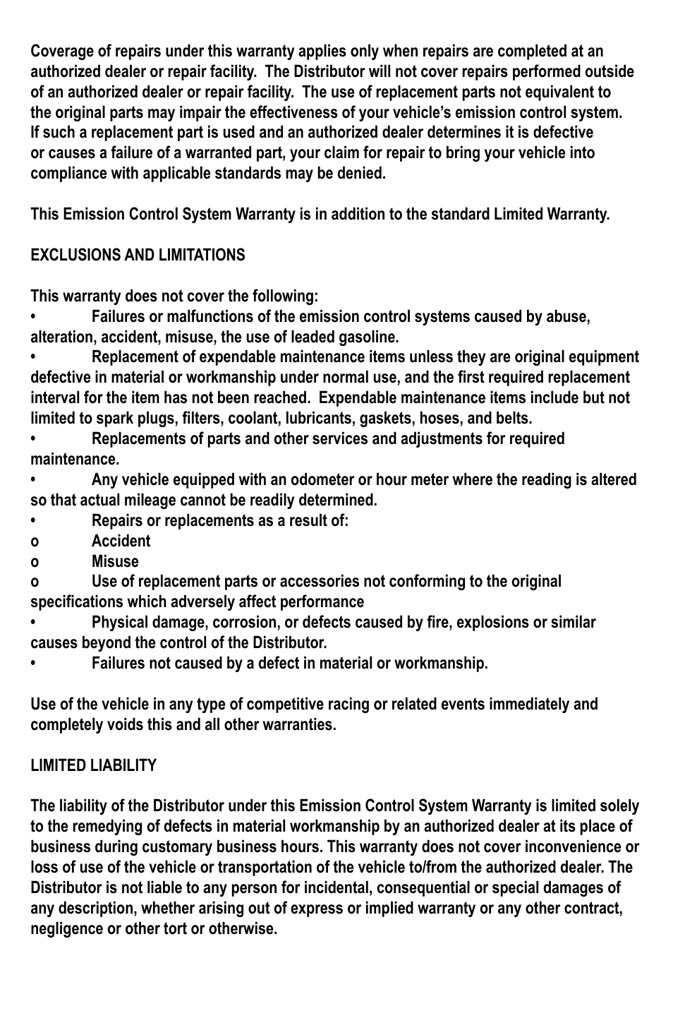 Baja Motorsports WR90 User Manual | Page 30 / 32