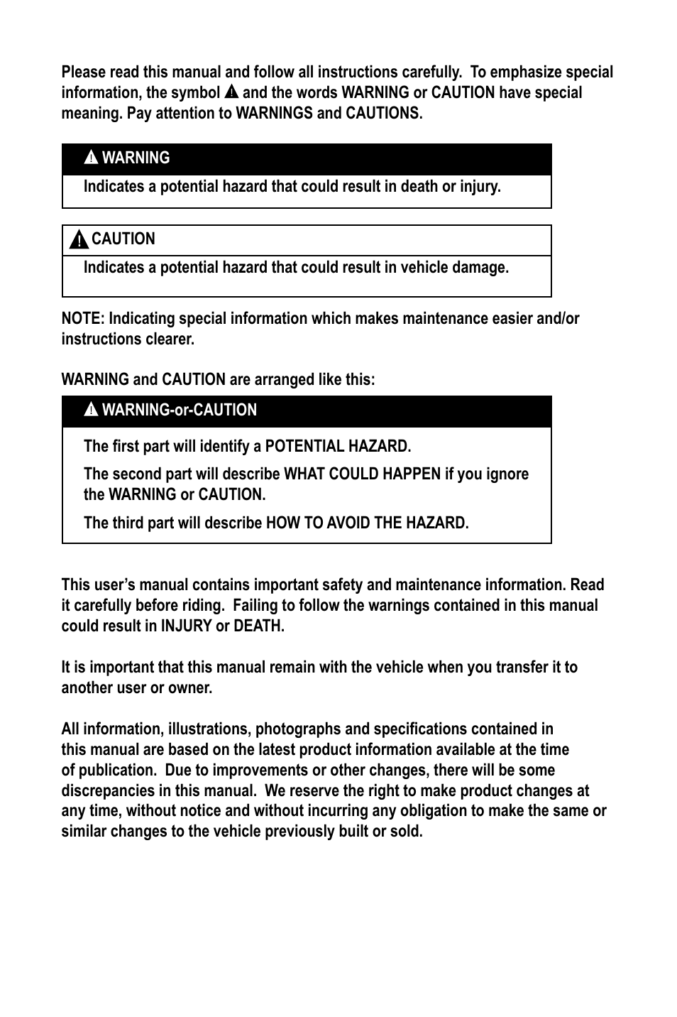 Baja Motorsports WR90 User Manual | Page 5 / 32
