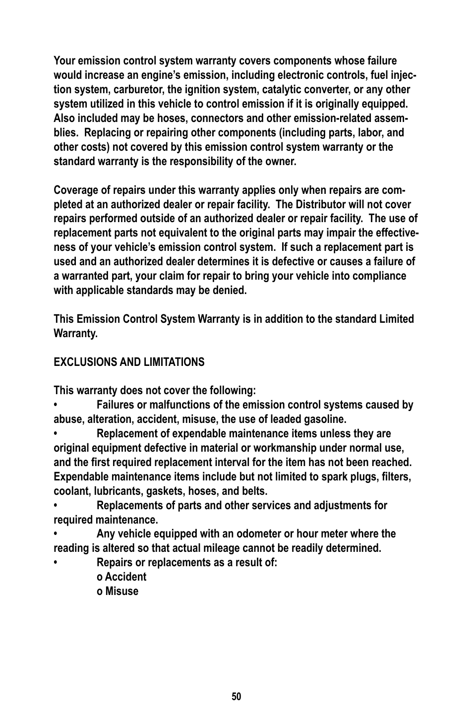Baja Motorsports BR150-1 Operator's Manual User Manual | Page 53 / 55