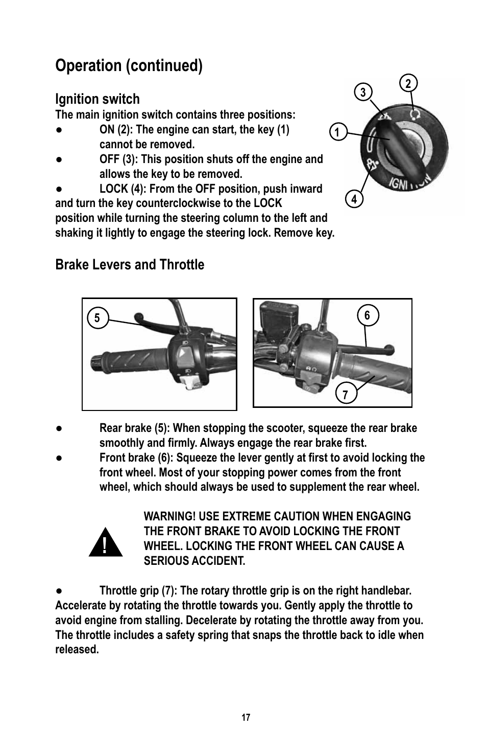 Operation (continued) | Baja Motorsports RT50-R Operator's Manual User Manual | Page 20 / 45