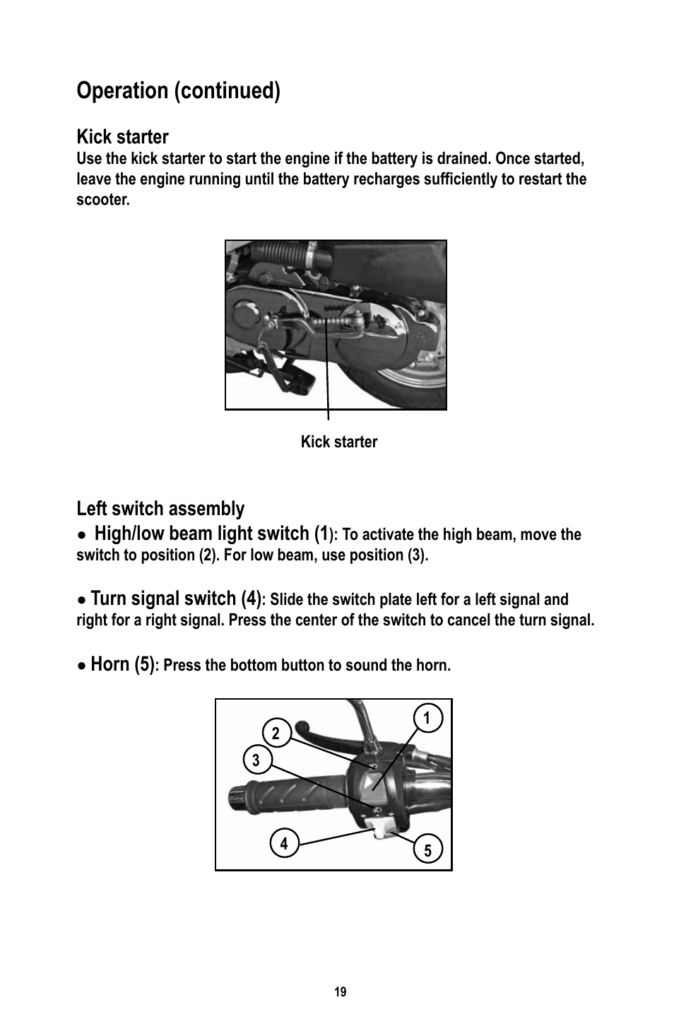 Operation (continued) | Baja Motorsports RT50-R Operator's Manual User Manual | Page 22 / 45
