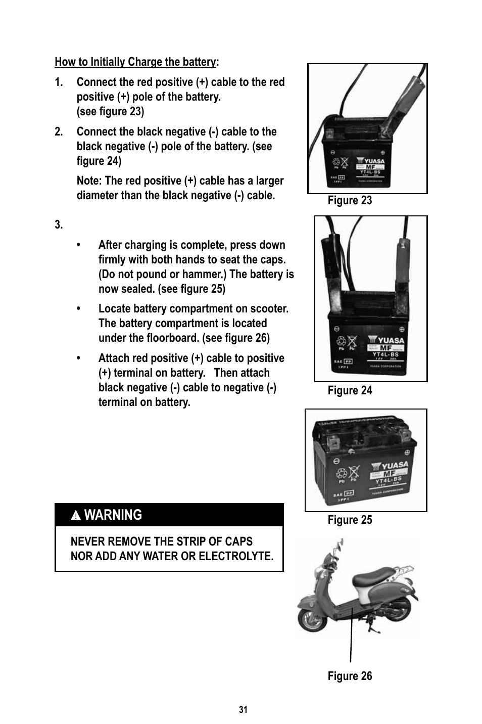 Warning | Baja Motorsports RT50-R Operator's Manual User Manual | Page 34 / 45