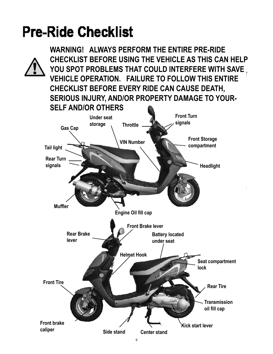 Baja Motorsports SC50P User Manual | Page 12 / 42