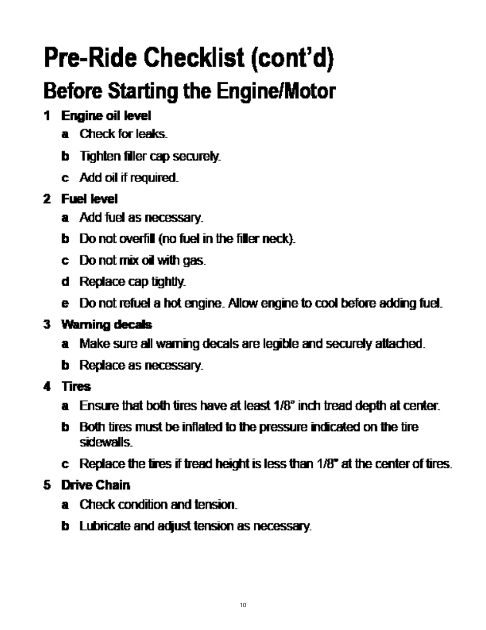 Baja Motorsports SC50P User Manual | Page 13 / 42