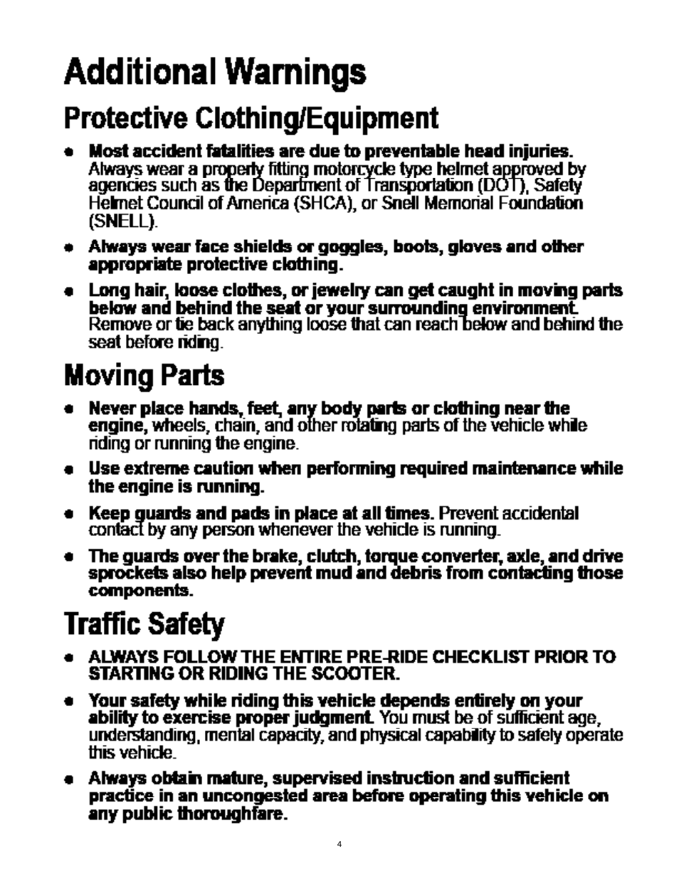 Baja Motorsports SC50P User Manual | Page 7 / 42