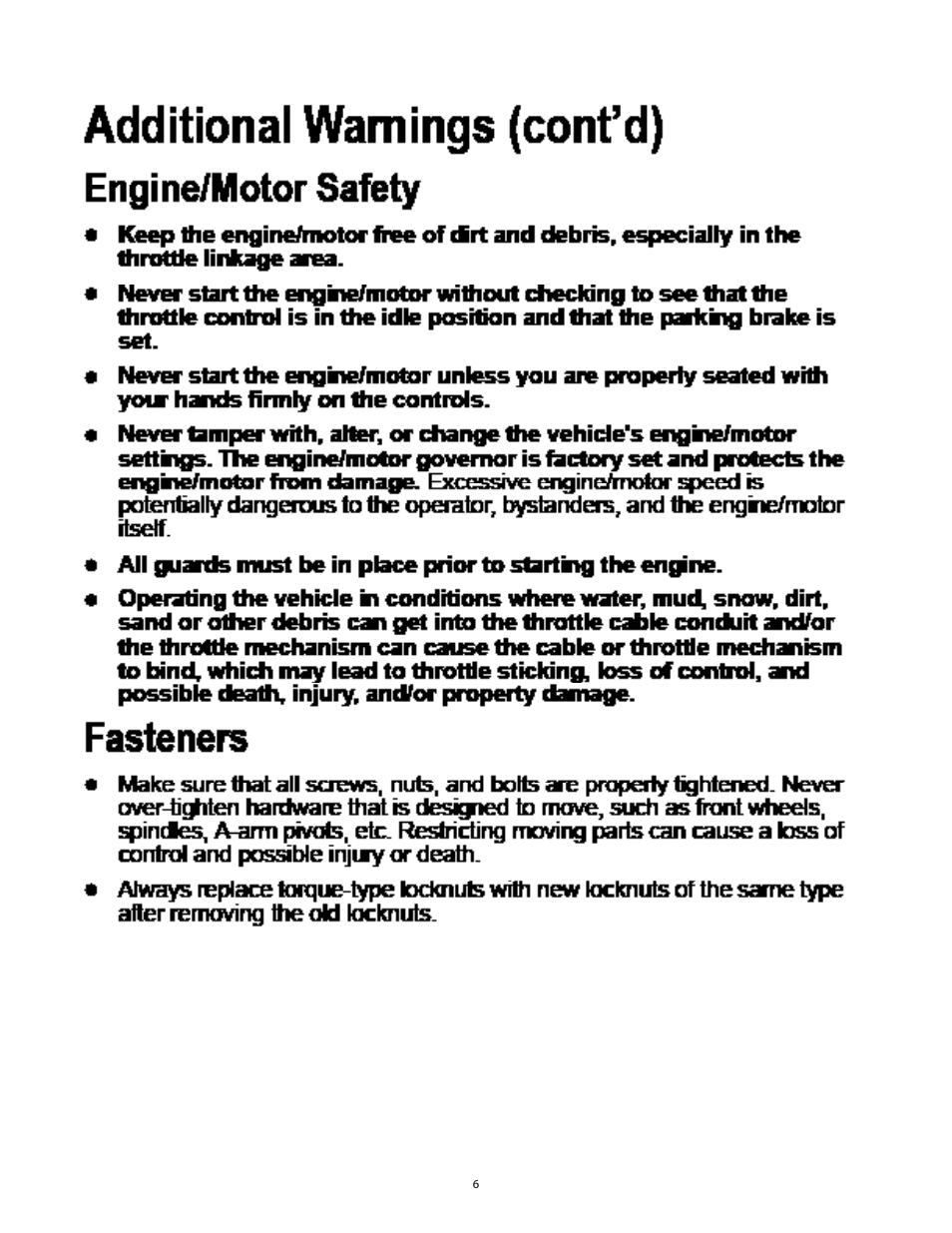 Baja Motorsports SC50P User Manual | Page 9 / 42