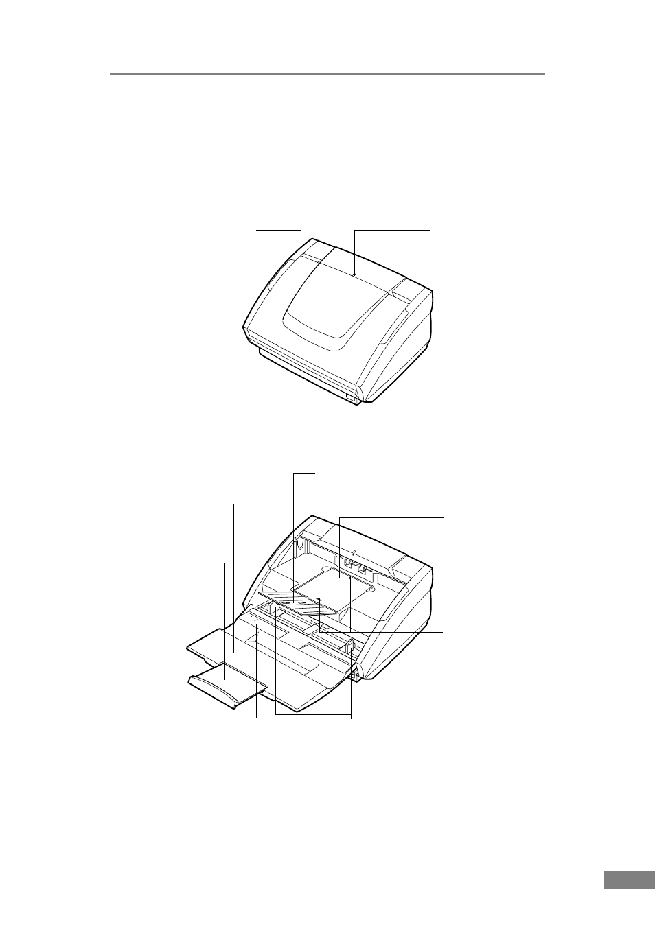 Names and functions of parts, Front ■ front (with cover open) | Canon DR-3080C User Manual | Page 17 / 60