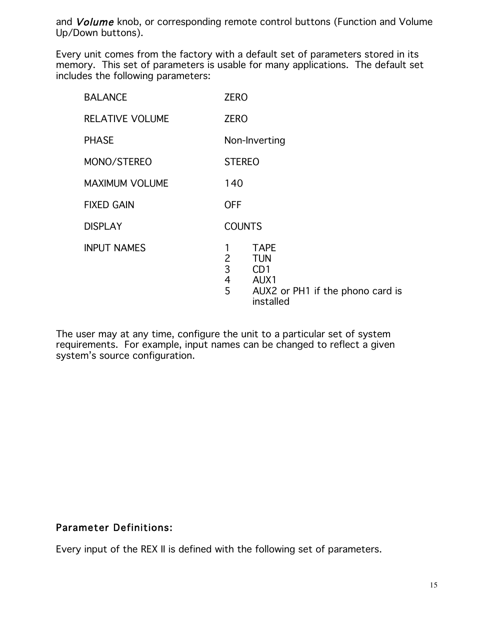 Balanced Audio REX II Preamplifier User Manual | Page 15 / 25