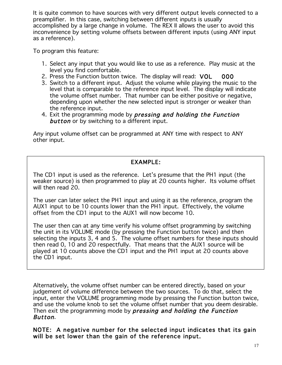 Balanced Audio REX II Preamplifier User Manual | Page 17 / 25