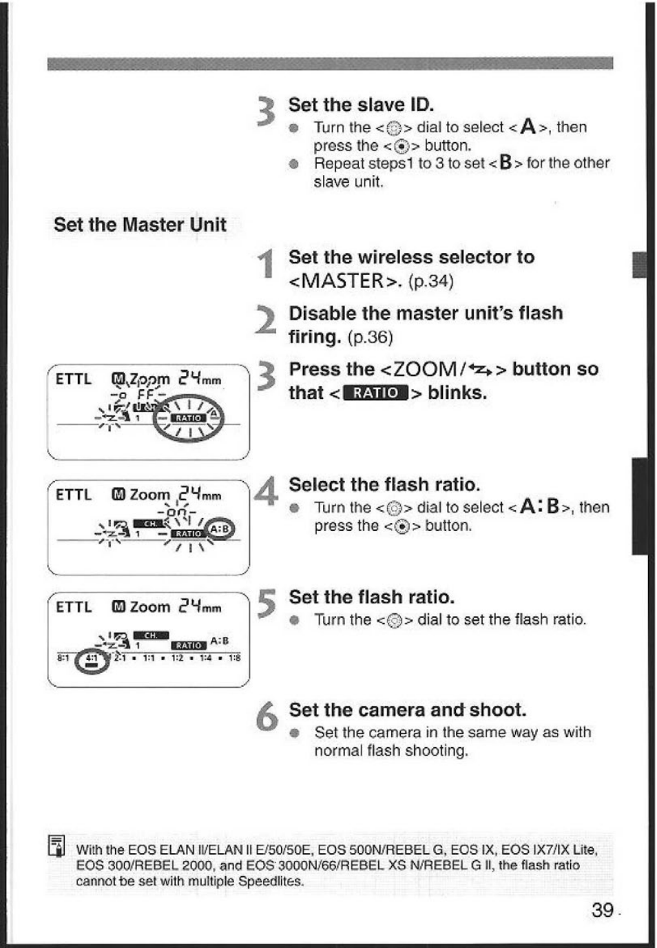 Ettl is zoom ¿"fmin | Canon 580EX User Manual | Page 41 / 58