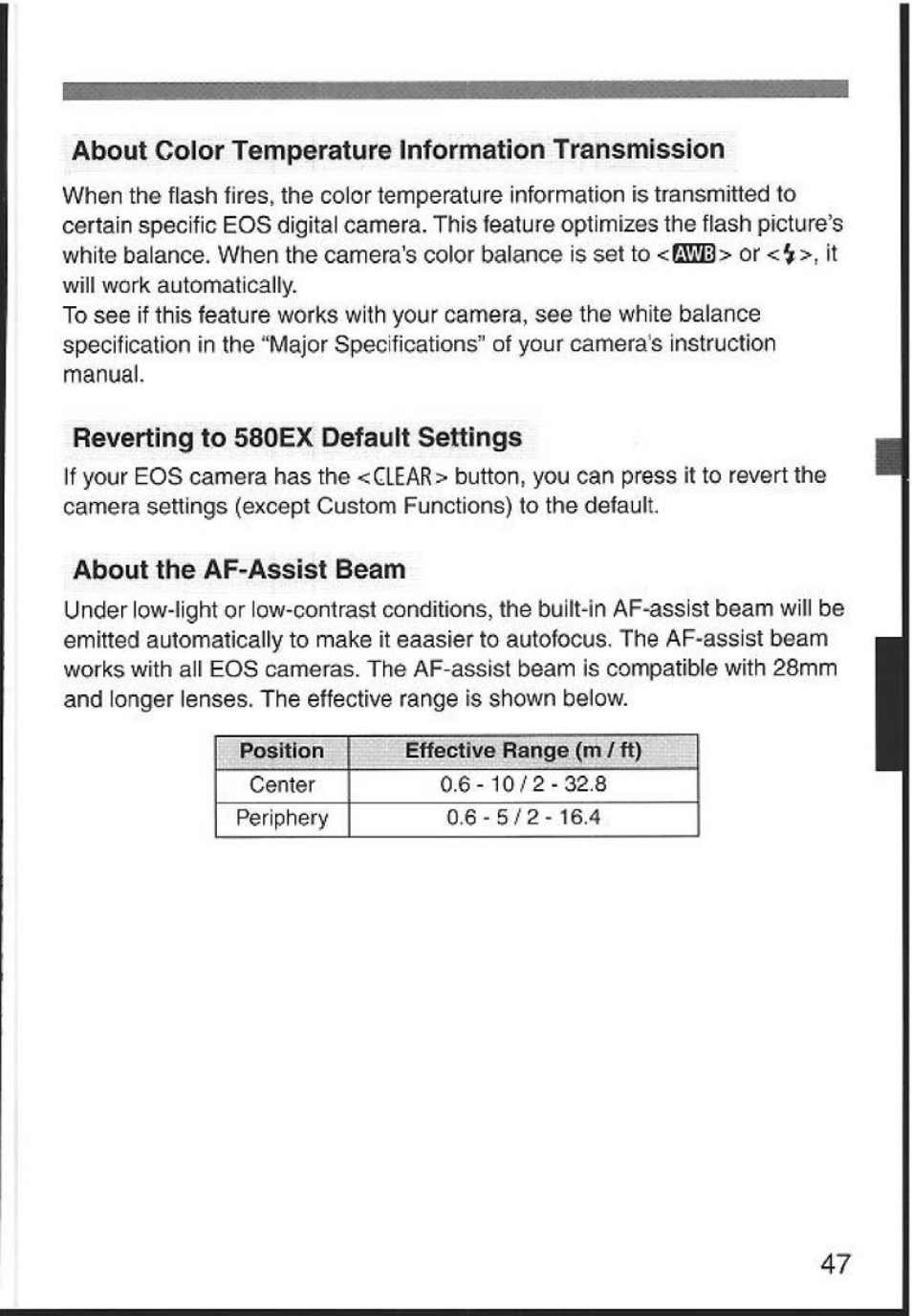 Canon 580EX User Manual | Page 49 / 58