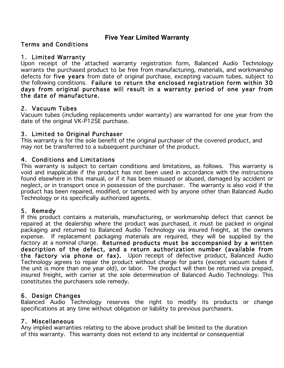 Balanced Audio VK-P12SE Phonostage User Manual | Page 16 / 17