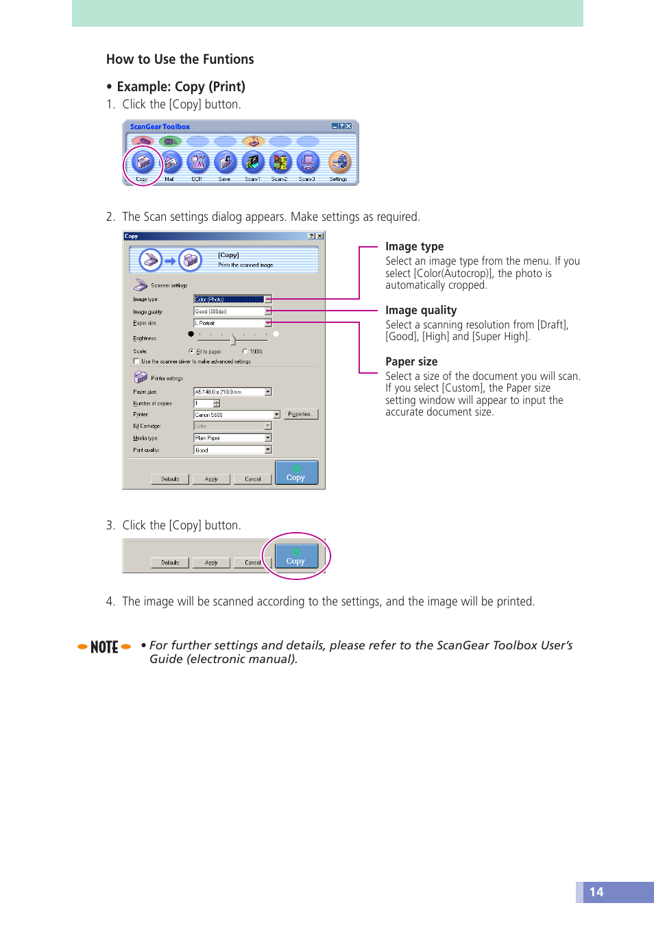 Canon CANOSCAN N676U User Manual | Page 14 / 19