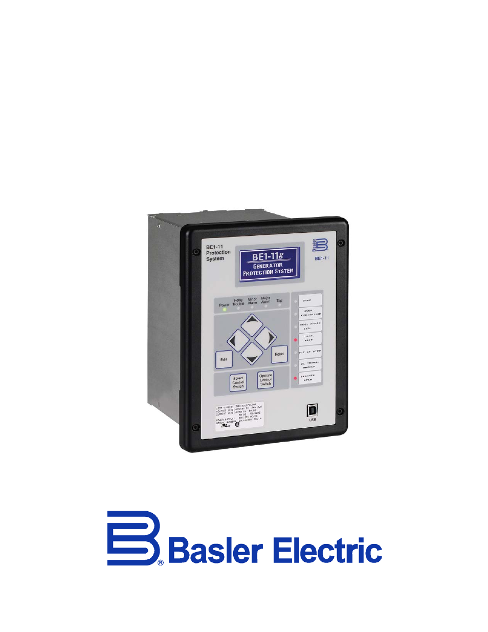 Basler Electric BE1-11g User Manual | 672 pages