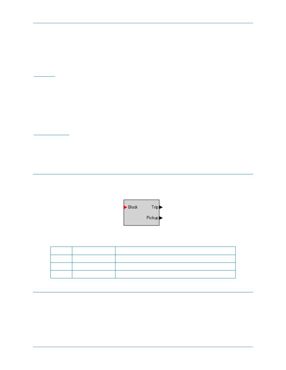 Element blocking, Logic connections, Operational settings | Basler Electric BE1-11g User Manual | Page 112 / 672