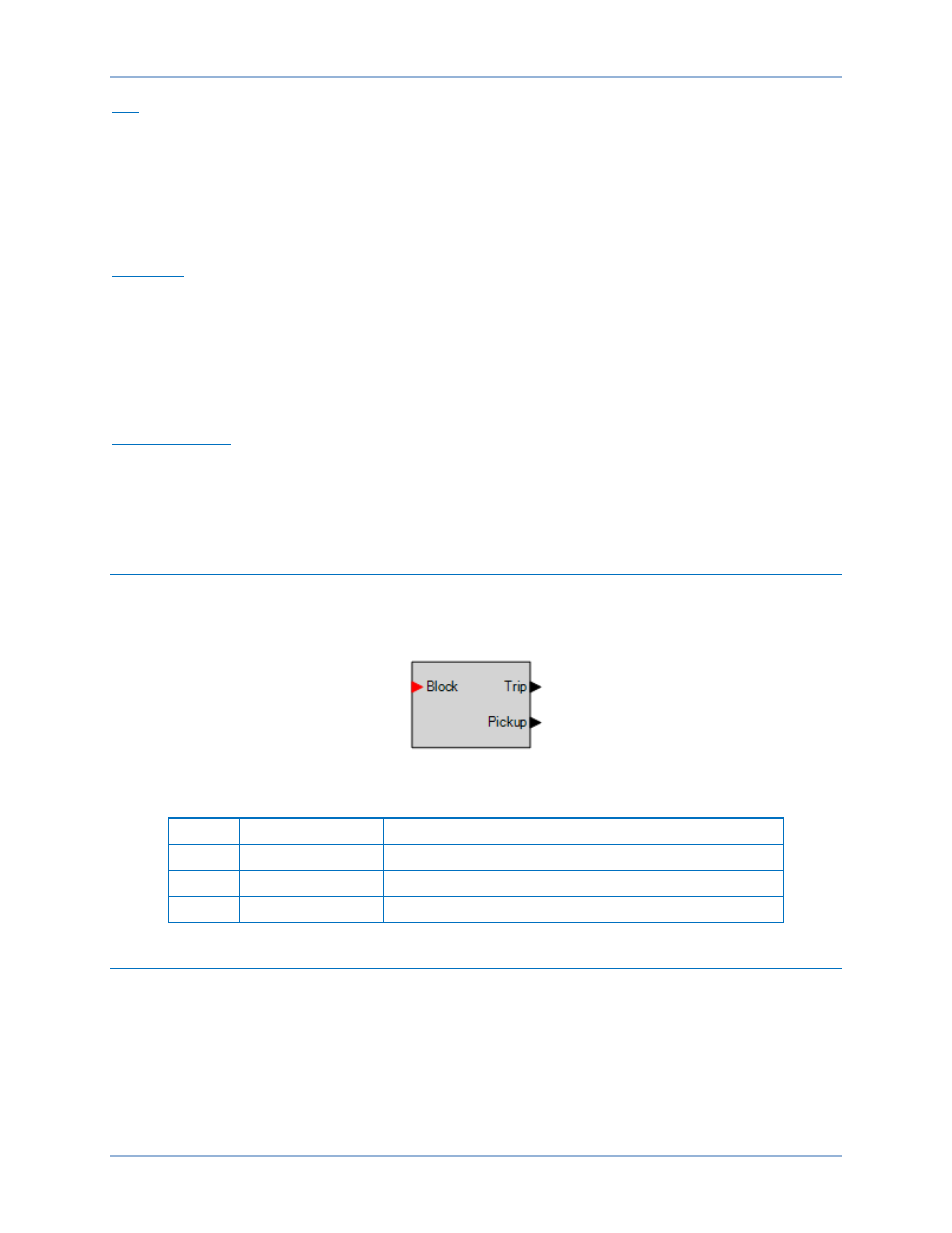 Element blocking, Logic connections, Operational settings | Basler Electric BE1-11g User Manual | Page 144 / 672