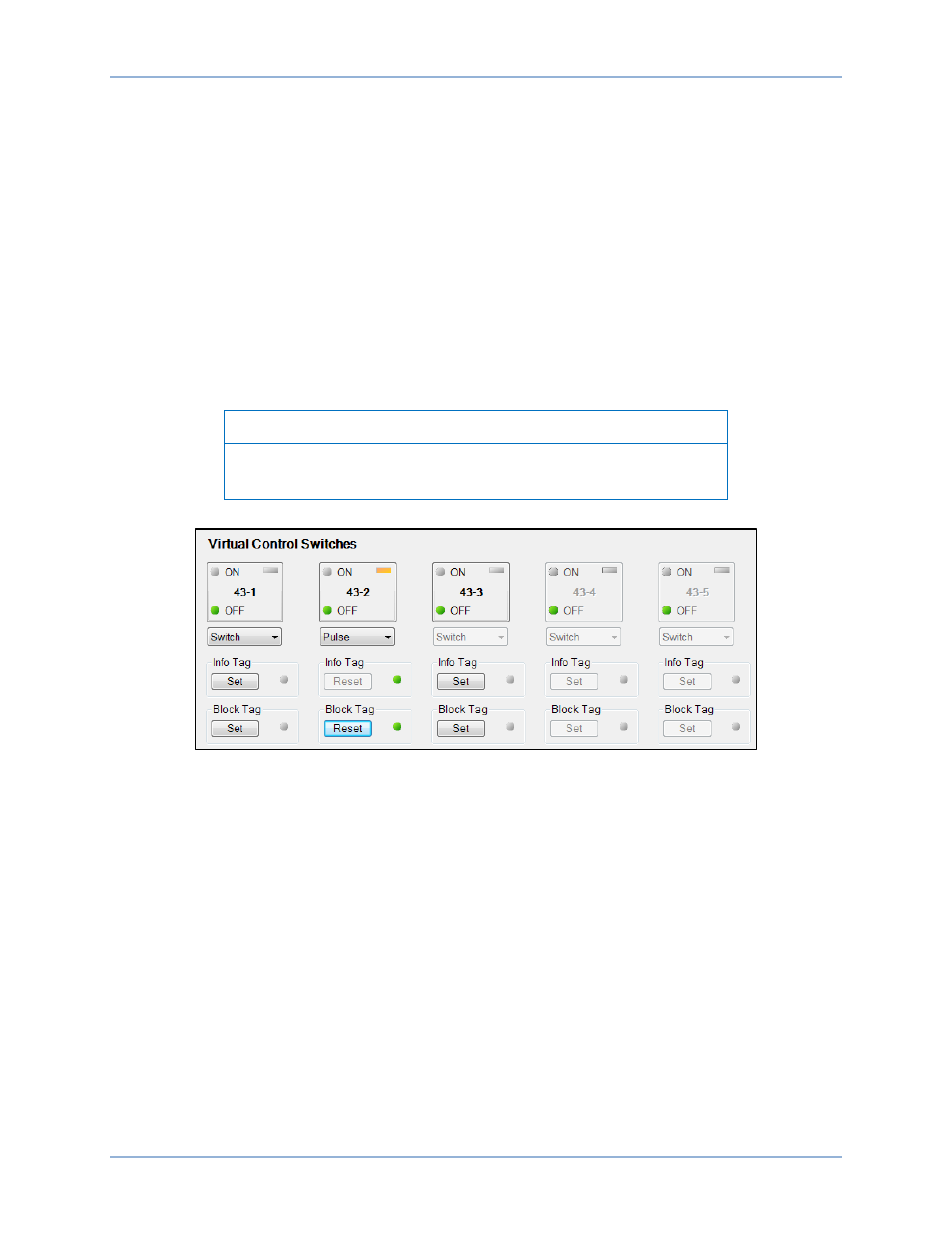 Control of virtual control switches, Tagging of virtual control switches | Basler Electric BE1-11g User Manual | Page 172 / 672