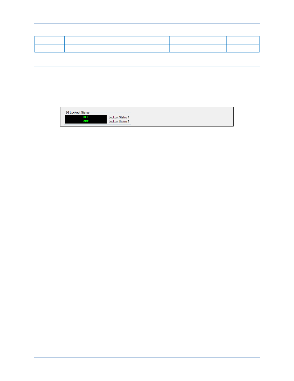 Retrieving lockout status from the be1-11g, Table 66 | Basler Electric BE1-11g User Manual | Page 182 / 672