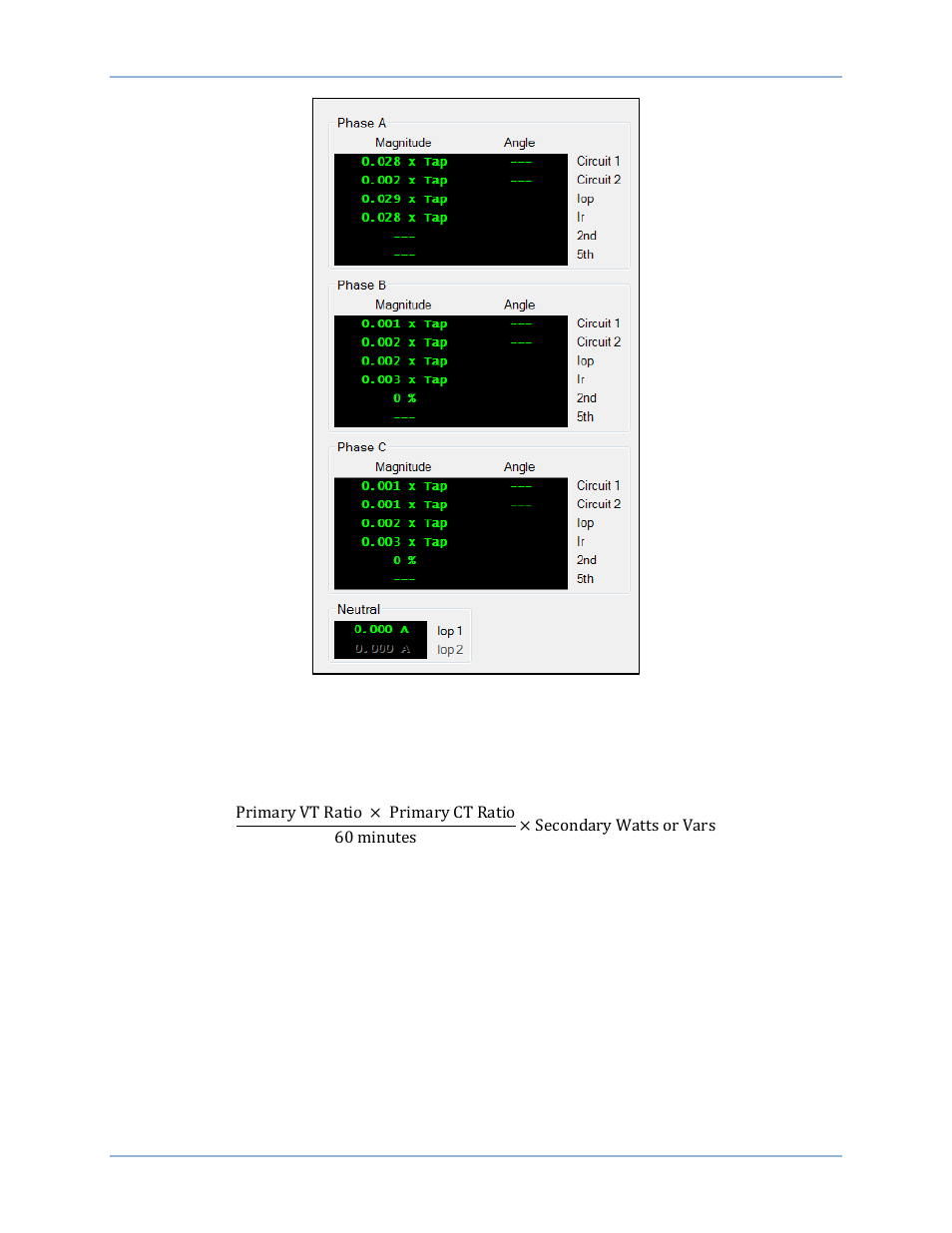 Energy | Basler Electric BE1-11g User Manual | Page 200 / 672