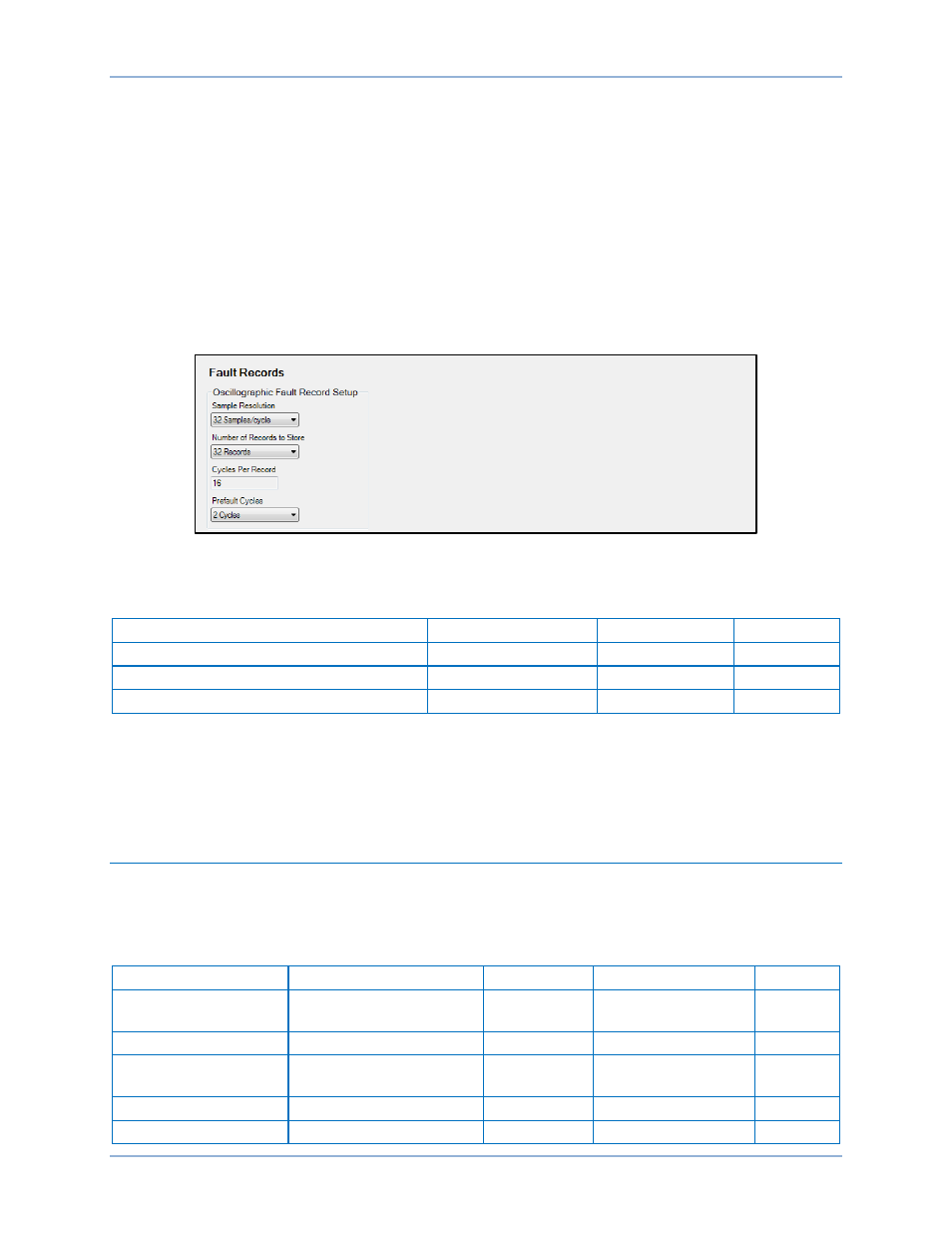 Oscillographic records settings, Retrieving oscillographic records, Distance to fault | O table 76 | Basler Electric BE1-11g User Manual | Page 212 / 672
